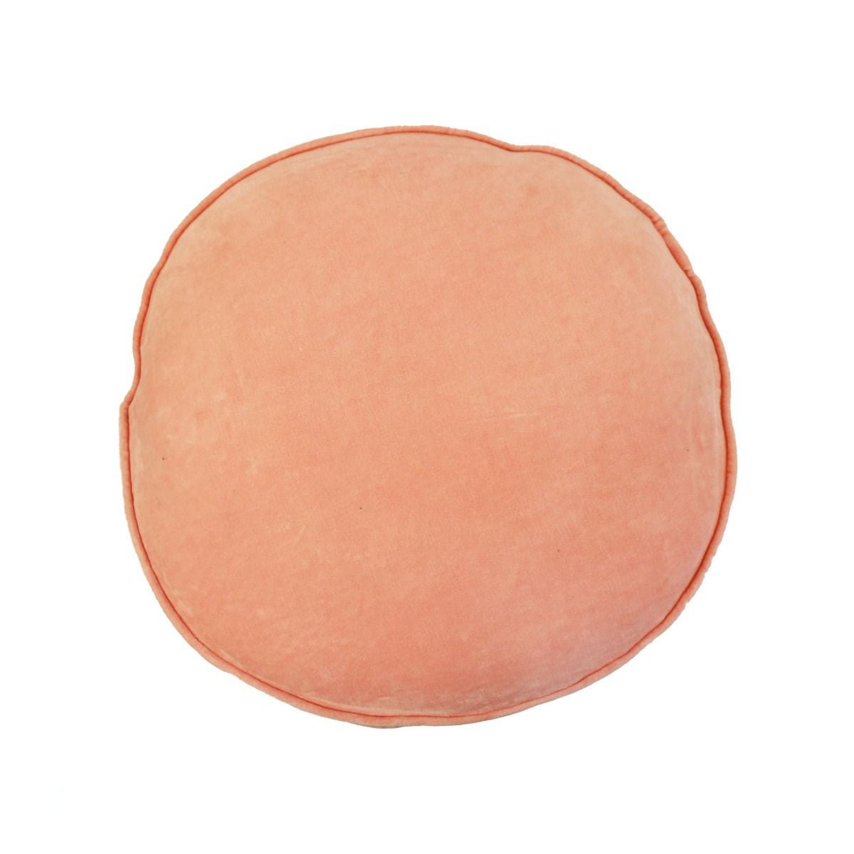 Sametový polštář LALA ROUND PINK - CO.DE Concept