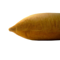Sametový polštář SHELLIA MUSTARD - CO.DE Concept