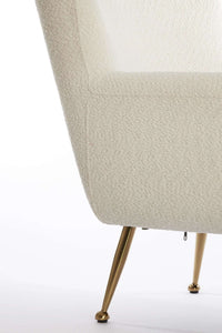 Designové křeslo BOUCLÉ VINSTRA WHITE - CO.DE Concept