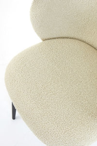 Jídelní křeslo ELYNA TEDDY BEIGE - CO.DE Concept