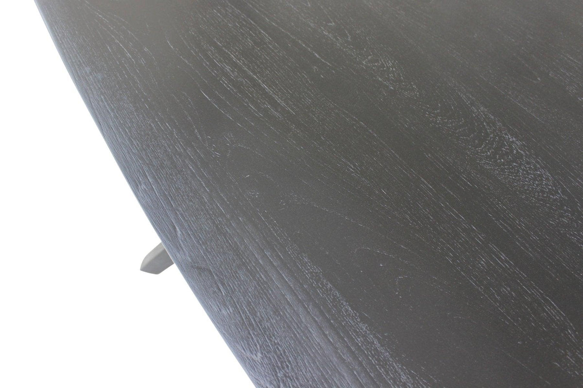 Teakový jídelní stůl STUDIO BLACK 180cm | Jídelní stoly