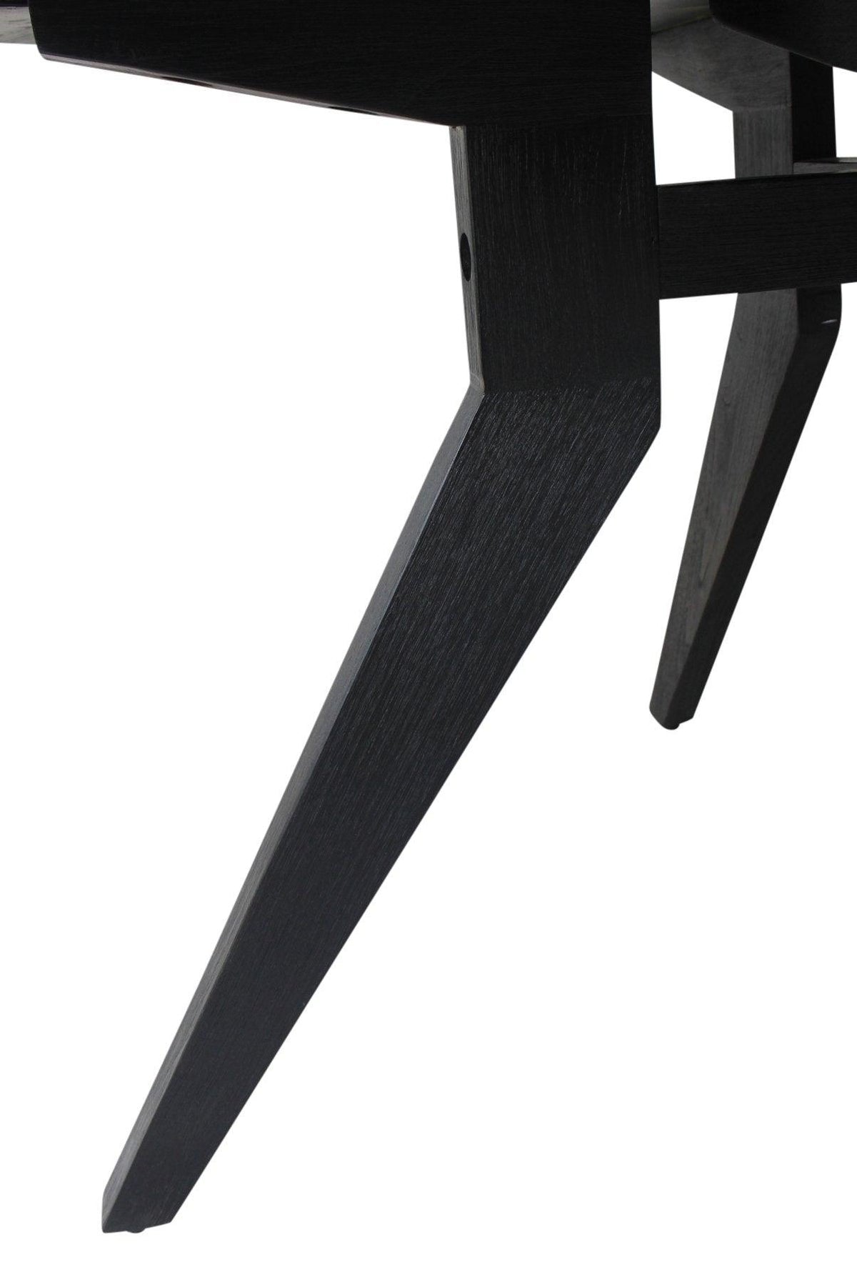Teakový jídelní stůl STUDIO BLACK 240cm | Jídelní stoly