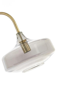 Kovová stojací lampa BRONZ SOLNA | Stojací lampy
