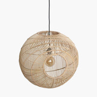 Ratanové světlo LUNA SPHERE NATURAL | Závěsná svítidla