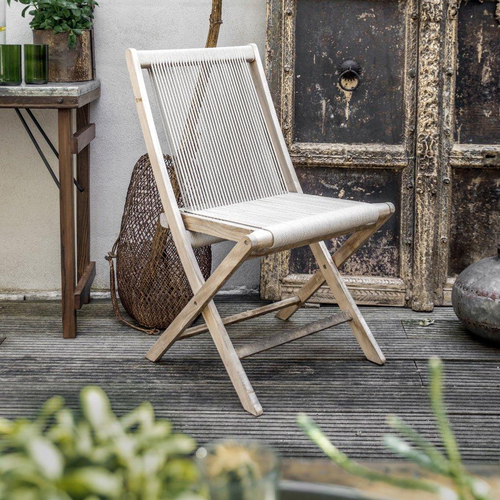 Teaková zahradní židle RAW NATURAL | Židle