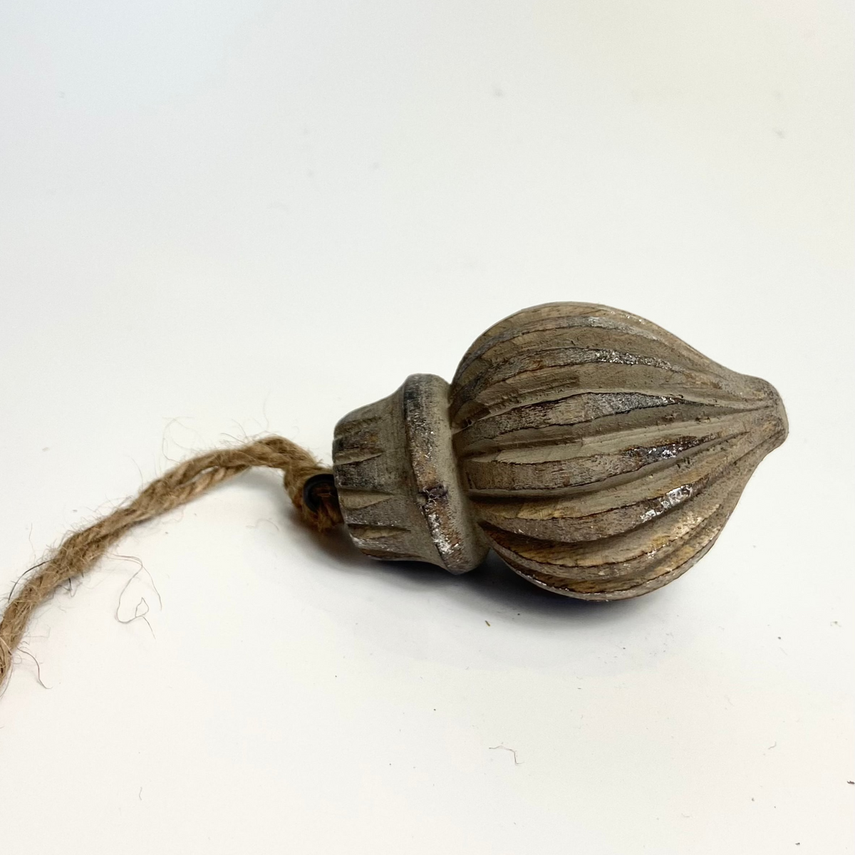 Dřevěná vánoční ozdoba VINTAGE GREY