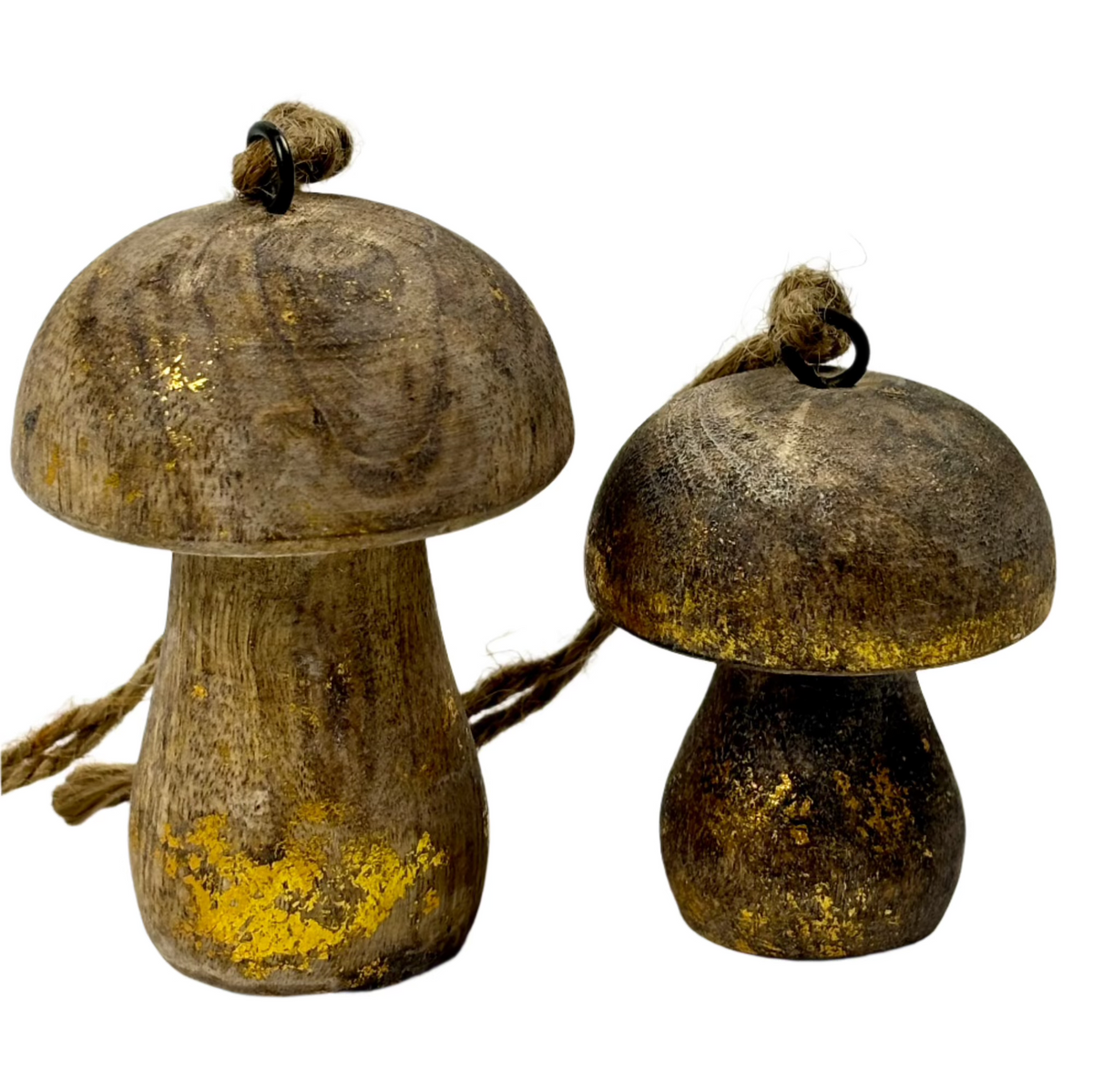 Dřevěná vánoční ozdoba HŘÍBEK M