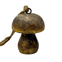 Dřevěná vánoční ozdoba HŘÍBEK S