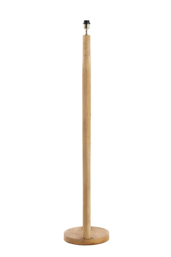 Dřevěná stojací lampa s jutovým stínidlem XITTA - CO.DE Concept