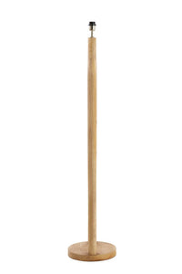 Dřevěná stojací lampa s jutovým stínidlem XITTA - CO.DE Concept