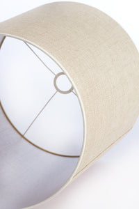 Dřevěná stojací lampa s jutovým stínidlem XITTA - CO.DE Concept