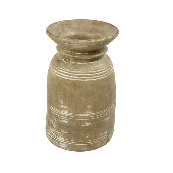 Dřevěná váza NEPAL LIME WASH - CO.DE Concept