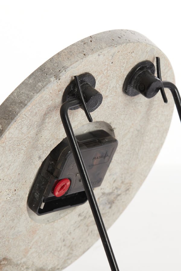 Kamenné stolní hodiny MORENO TRAVERTINE 15 cm - CO.DE Concept