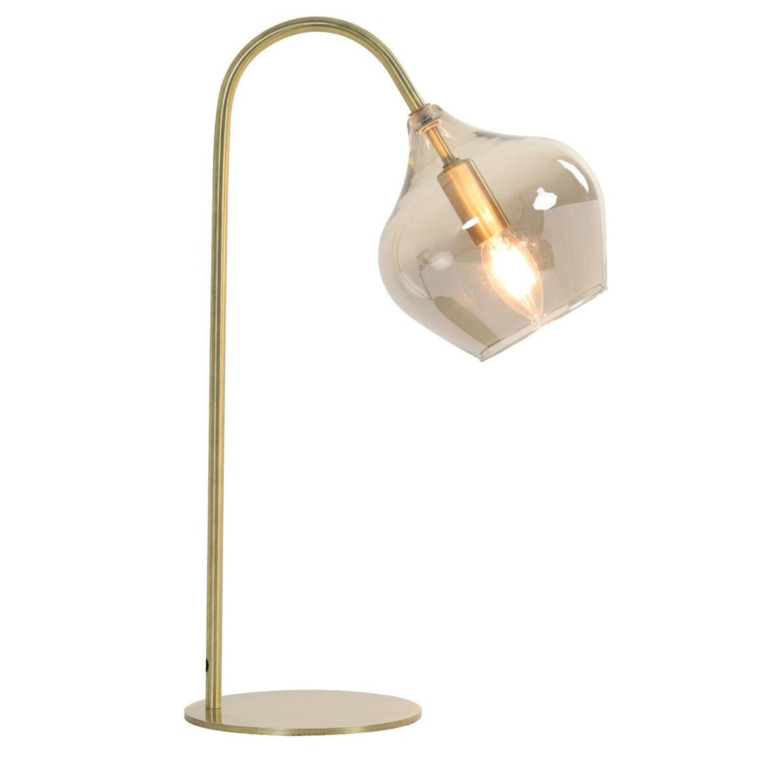 Kovová stolní lampa RAKEL ANTIQUE BRONZE - CO.DE Concept