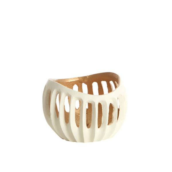 Kovový svícen na čajové svíčky CHALCO 8 cm - CO.DE Concept