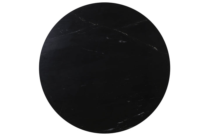 Kulatý jídelní stůl TOMOCHI BLACK MARBLE - CO.DE Concept