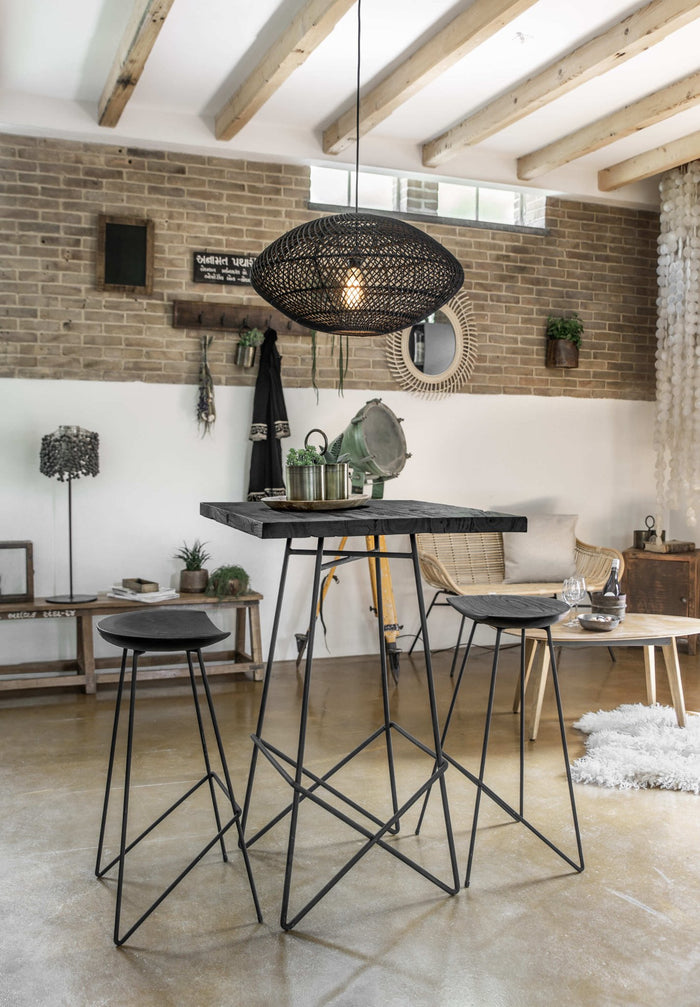 Ratanové světlo MAZE ELLIPSE BLACK - CO.DE Concept
