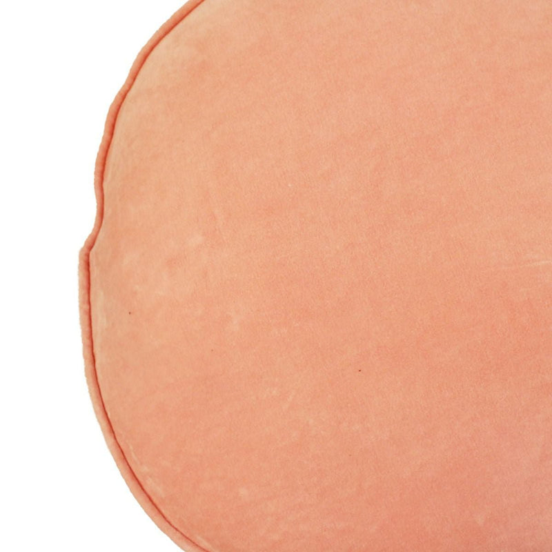 Sametový polštář LALA ROUND PINK - CO.DE Concept