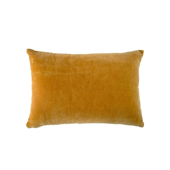 Sametový polštář SHELLIA MUSTARD - CO.DE Concept