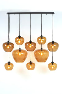 Skleněný závěsný lustr MAYSON BROWN GLASS 10 - CO.DE Concept