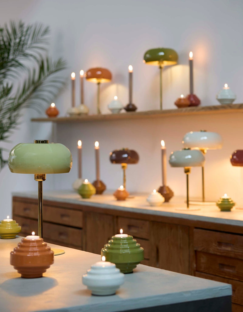 Stolní lampa SURIN OLIVE GREEN - CO.DE Concept