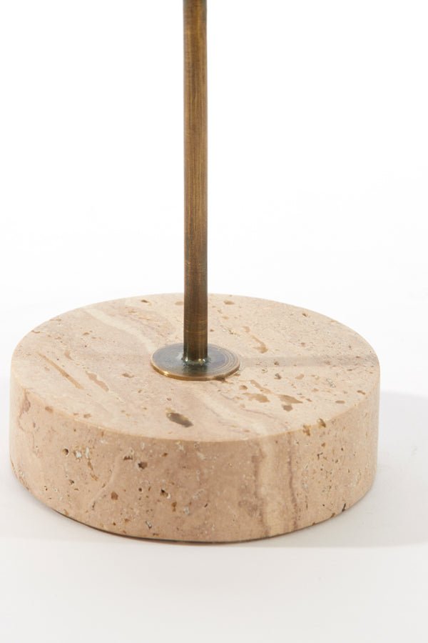 Svícen FLORIKE MARBLE zlato - hnědý - CO.DE Concept