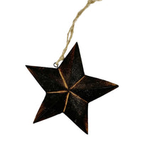 Vánoční hvězda WOOD s patinou - CO.DE Concept