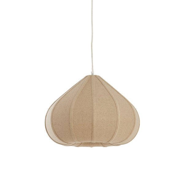 Závěsný lustr ZUBEDA NATURAL LINEN Ø40 cm - CO.DE Concept