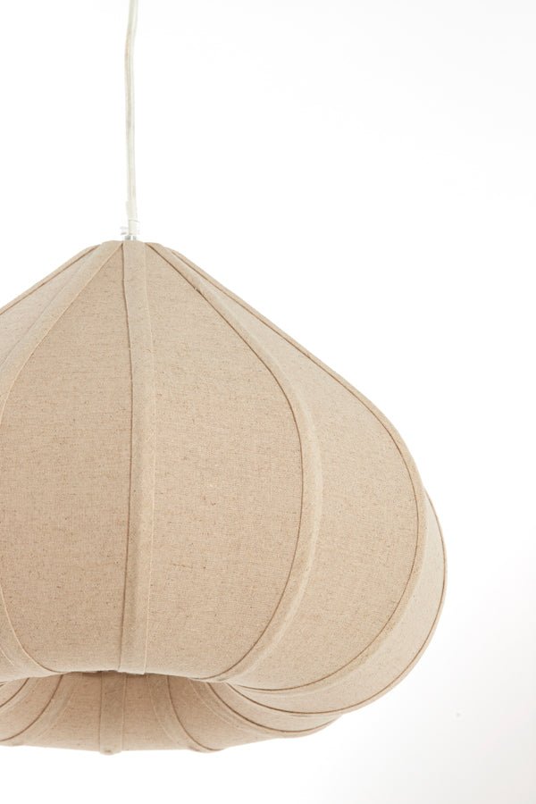 Závěsný lustr ZUBEDA NATURAL LINEN Ø40 cm - CO.DE Concept