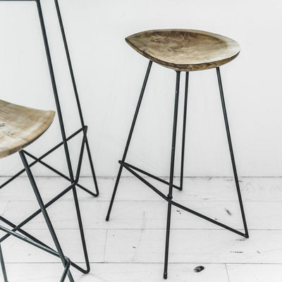 Industriální barová židle | LOFT NATURAL | Barové židle