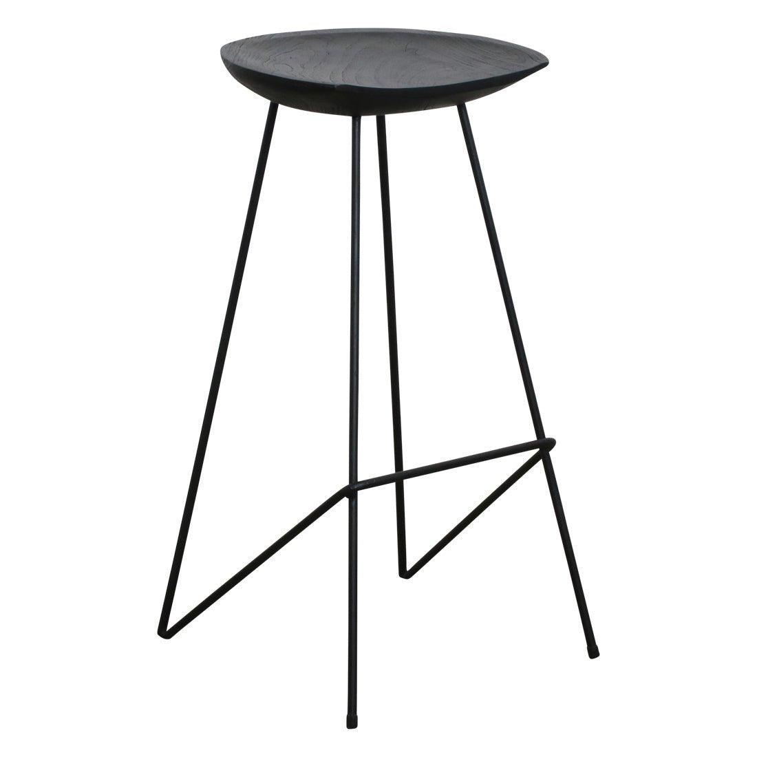 Barová židle černá | LOFT BLACK Raw Materials - CO.DE Concept 