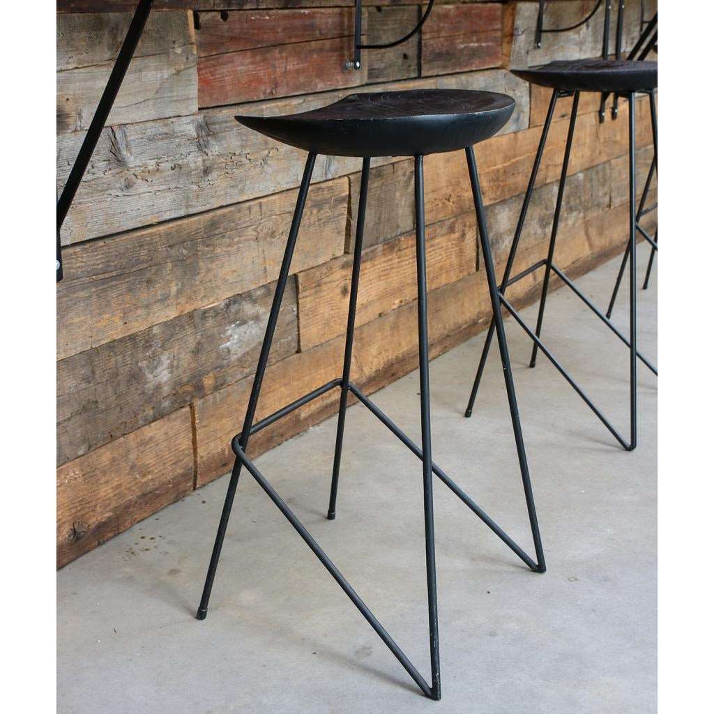 Barová židle černá | LOFT BLACK Raw Materials - CO.DE Concept