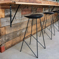 Barová židle černá | LOFT BLACK Raw Materials - CO.DE Concept