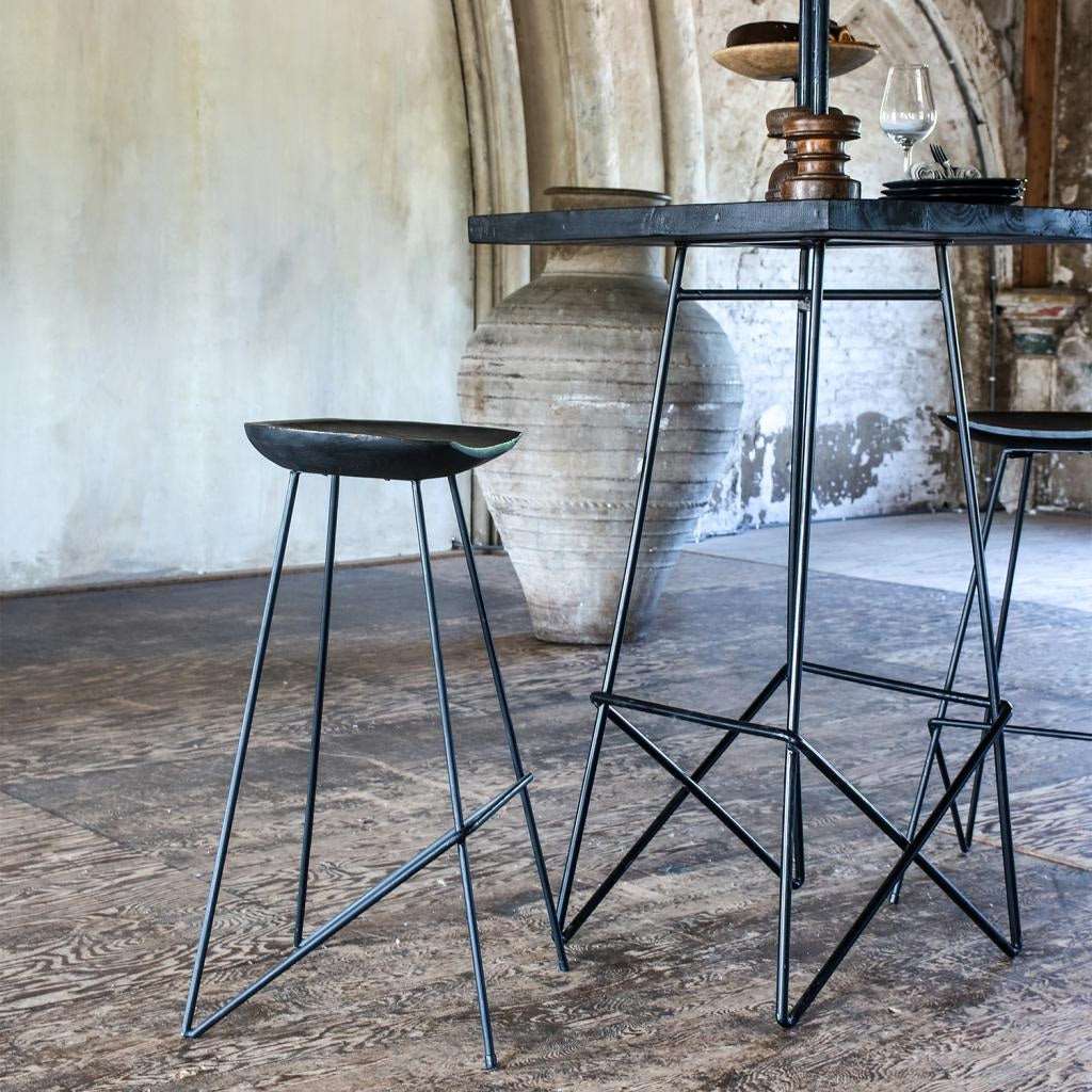 Barová židle černá | LOFT BLACK Raw Materials - CO.DE Concept