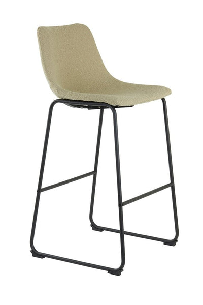 Barová židle JEDDO BOUCLÉ LIGHT CARAMEL - CO.DE Concept