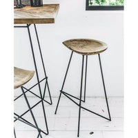 Teakový barový stůl LOFT NATURAL | Barové stoly
