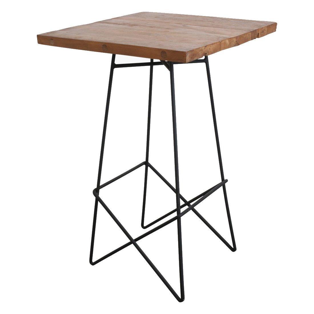 Teakový barový stůl LOFT NATURAL | Barové stoly