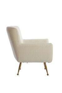 Designové křeslo BOUCLÉ VINSTRA WHITE - CO.DE Concept