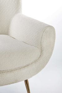 Designové křeslo BOUCLÉ VINSTRA WHITE - CO.DE Concept