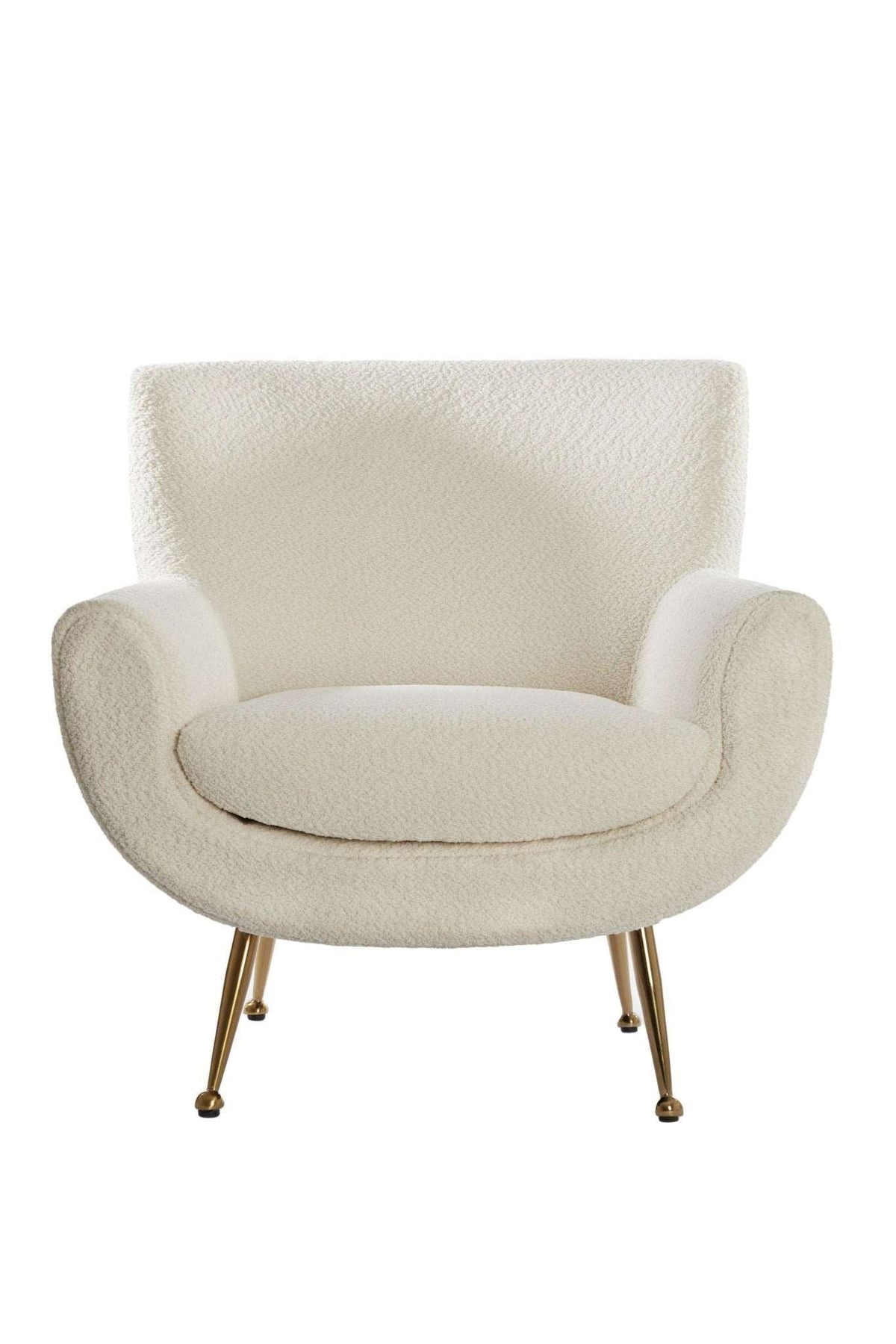Designové křeslo BOUCLÉ VINSTRA WHITE - CO.DE Concept