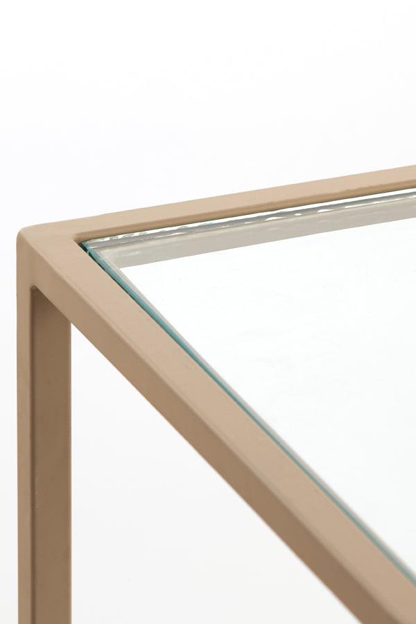 Designový konzolový stolek AINO BEIGE | Kozolové stolky