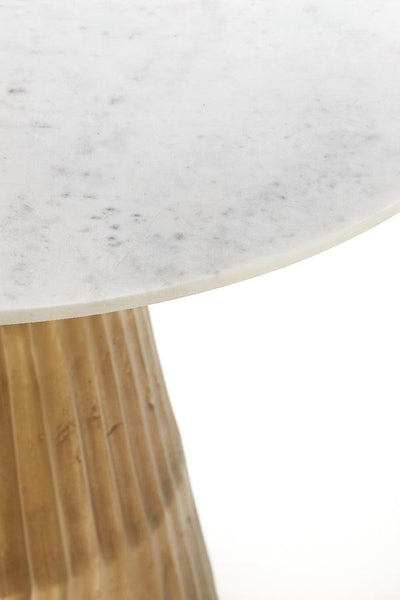 Designový kulatý jídelní stůl MRAMOR LEYDA | Jídelní stoly