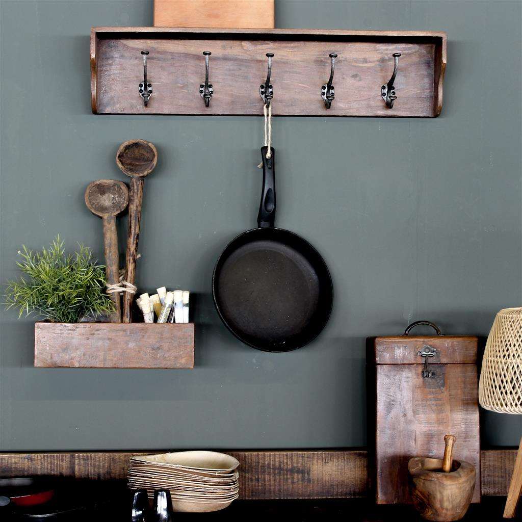 Industriální nástěnný věšák FACTORY VINTAGE - CO.DE Concept