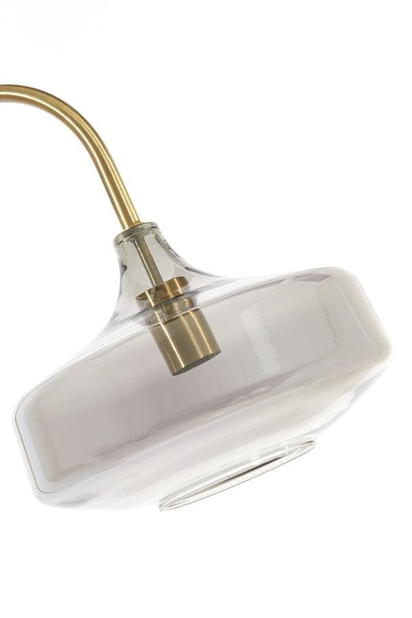 Kovová stojací lampa BRONZ SOLNA | Stojací lampy