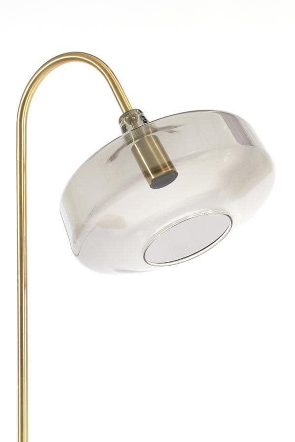 Kovová stojací lampa BRONZ SOLNA | Stojací lampy