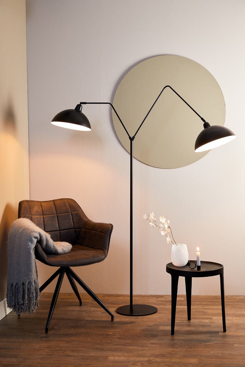 Kovová stojací lampa se dvěma svítidly ORION - CO.DE Concept