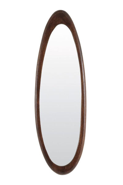 Oválné dřevěné zrcadlo SALENTO | Zrcadla