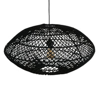Ratanový lustr MAZE ELLIPSE BLACK - CO.DE Concept