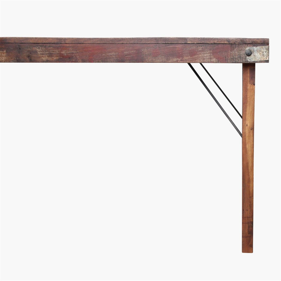Rustikální dřevěný jídelní stůl skládací VINTAGE 165cm - CO.DE Concept