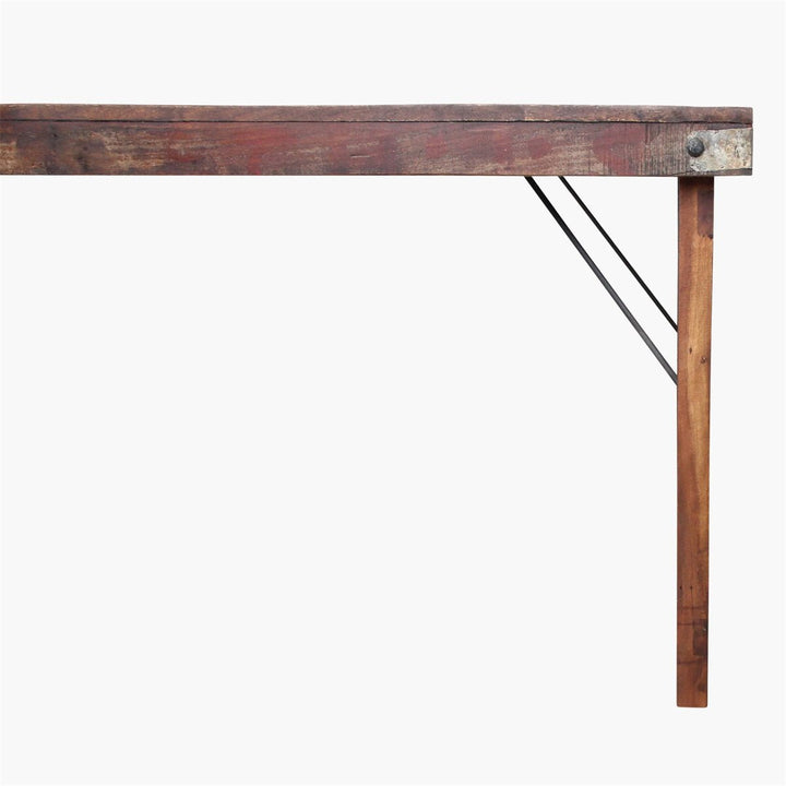 Rustikální dřevěný jídelní stůl skládací VINTAGE 165cm - CO.DE Concept